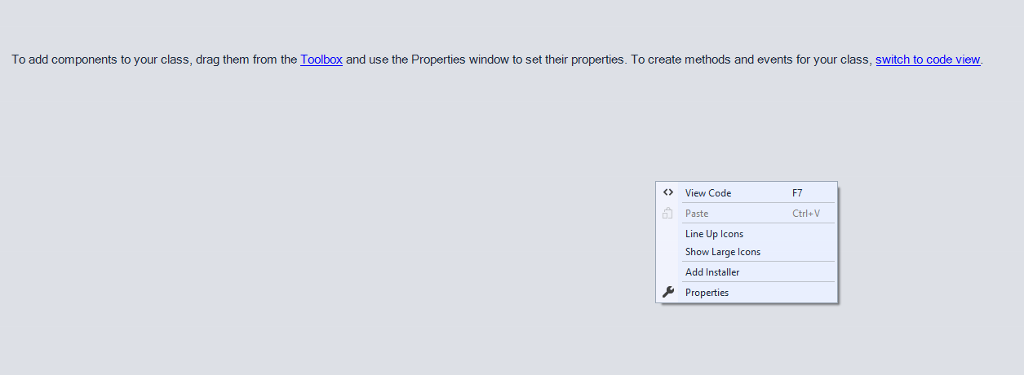 Windows service Installer