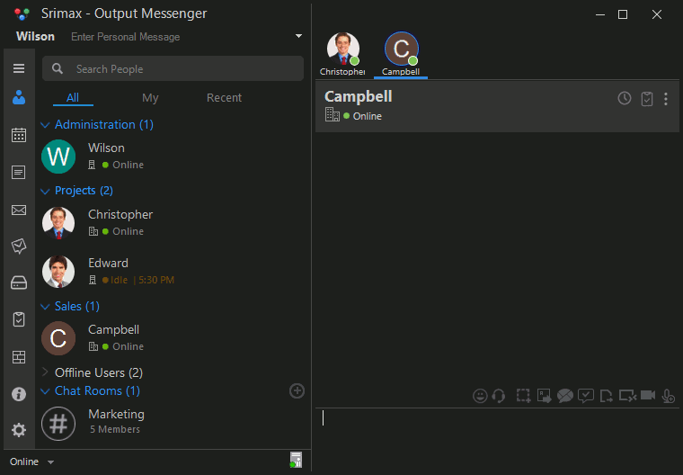 Output Messenger